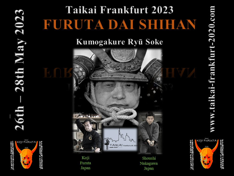 Lire la suite à propos de l’article Taikai Furuta Daishihan – Kumogakure Ryu Soke – Francfort