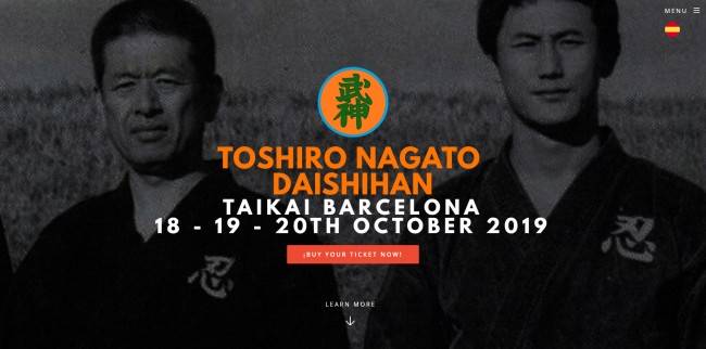 You are currently viewing Taikai Nagato Daishihan – Shinden Fudo Ryu Soke – Barcelone